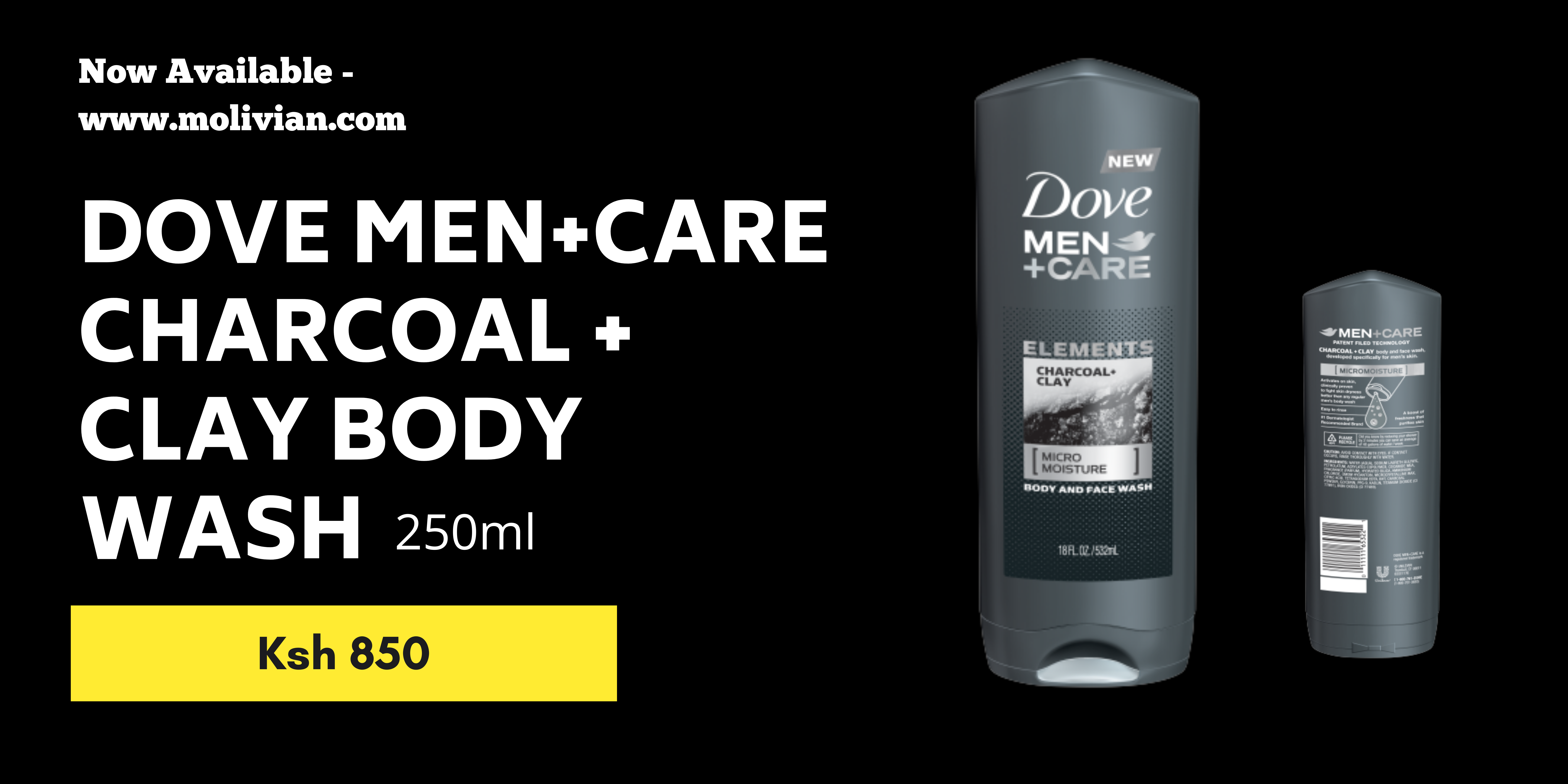 Dove Men+Care Charcoal + Clay Body Wash