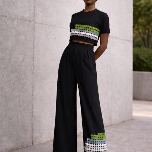 2 piece top & trouser by Molivian